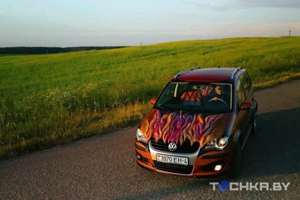 В Беларуси девушка переделала свой Volkswagen Touran в единорога и попыталась продать в два раза дороже В Беларуси девушка переделала свой Volkswagen Touran в единорога и попыталась продать в два раза дороже