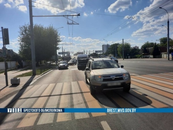В Бресте произошло попутное ДТП В Бресте произошло попутное ДТП