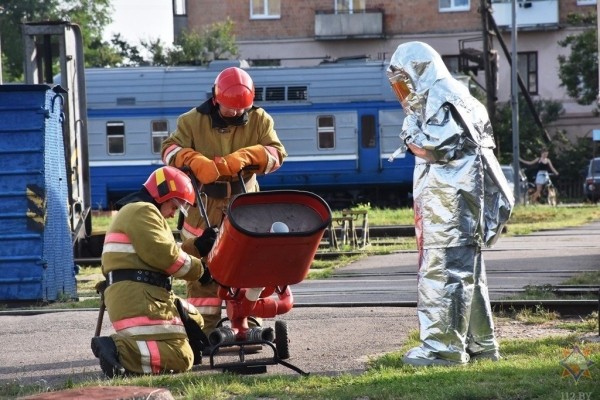 В Бресте прошли учения на железнодорожном транспорте В Бресте прошли учения на железнодорожном транспорте
