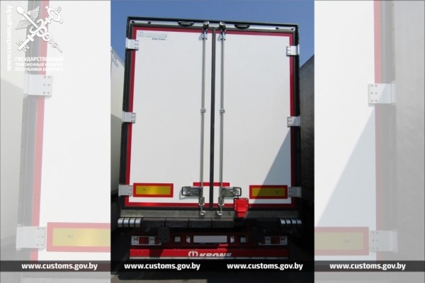 Через «Козловичи» в Беларусь ввезли полуприцеп с измененным VIN Через «Козловичи» в Беларусь ввезли полуприцеп с измененным VIN