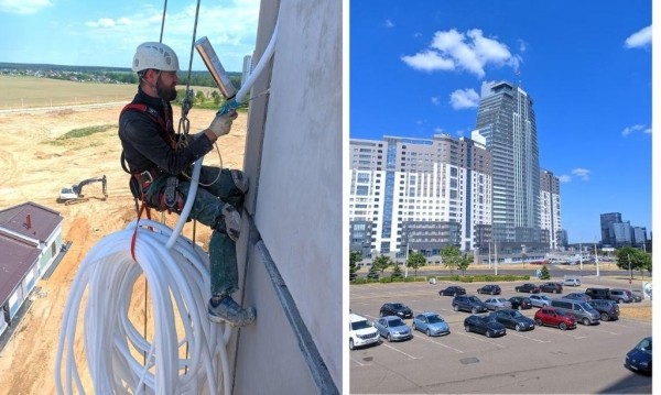 «У меня тоже иногда кровь стынет в жилах». Промышленный альпинист рассказал о своей работе и заработке «У меня тоже иногда кровь стынет в жилах». Промышленный альпинист рассказал о своей работе и заработке