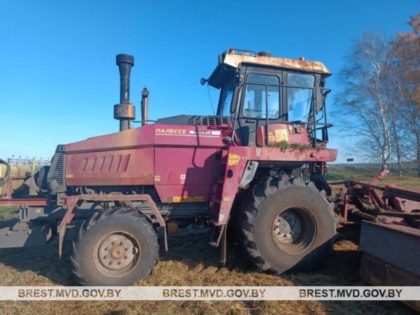 25-летний житель Малориты похитил 330 литров дизельного топлива с сельскохозяйственной техники