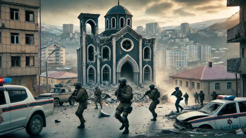 В городах России произошли теракты — атакованы церкви, синагога и подразделения полиции
											 
												В городах России произошли теракты — атакованы церкви, синагога и подразделения полиции