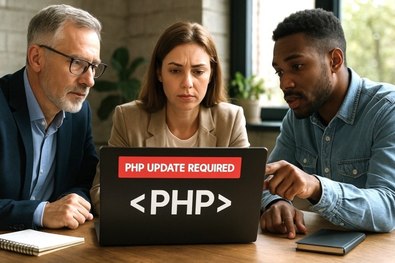 Ваш сайт просит обновить PHP: почему это важно и что делать
Ваш сайт просит обновить PHP: почему это важно и что делать