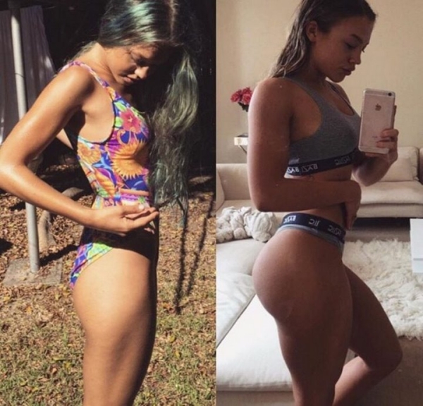 Наприседали — 13 фото девушек до и после того, как они начали заниматься спортом