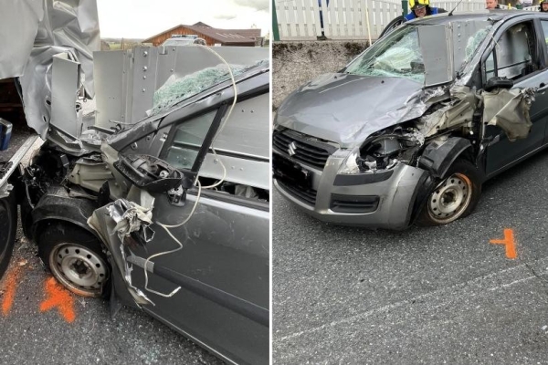 В Австрии белорус на фургоне попал в ДТП В Австрии белорус на фургоне попал в ДТП