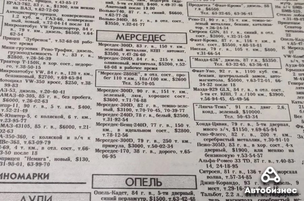 30 лет спустя. Какие машины продавались в 1993 году и сколько они стоят сегодня 30 лет спустя. Какие машины продавались в 1993 году и сколько они стоят сегодня